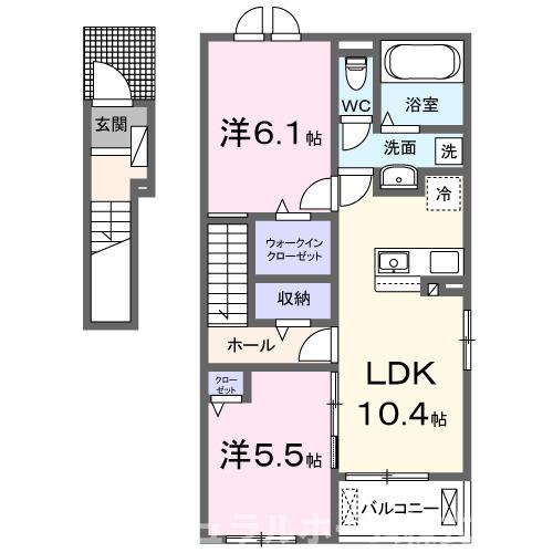 リヴェールパレスの間取り