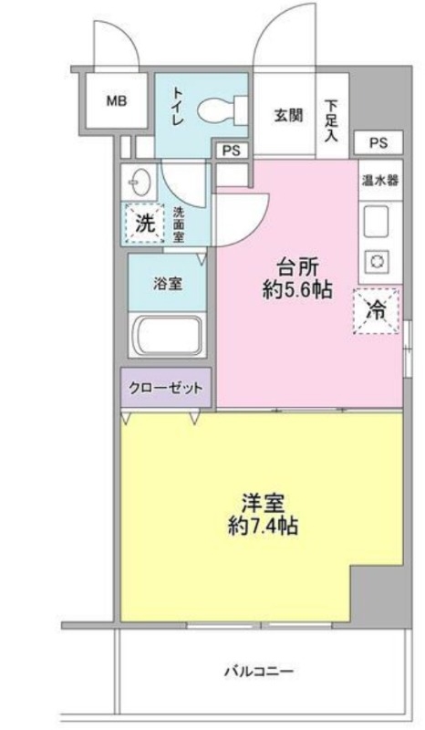 ヴェルデ東日本橋の間取り