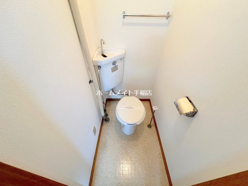 トイレ　ウォシュレット付きで快適な環境です♪