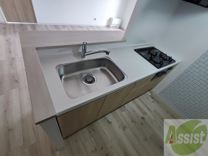 キッチン　キッチンはスペースも広々していて使いやすそうですよ！