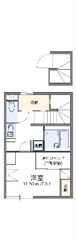 レオパレスメゾン　ド　ルーチェの間取り