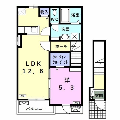 Ｈｉｒｕｉ　ｔｅｒｒａ－ｃｅの間取り