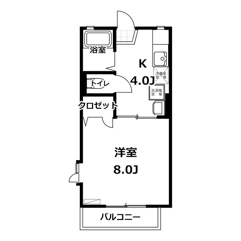 植野ハイツＣ棟の間取り