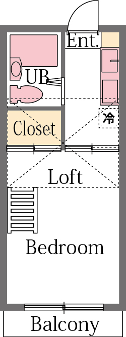 アリス川越の間取り