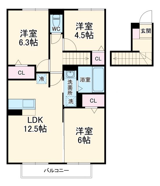 リヴェールIIの間取り