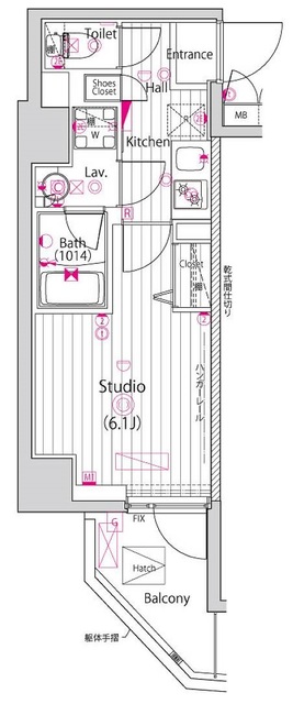 ガーラ横濱関内グランドステージの間取り