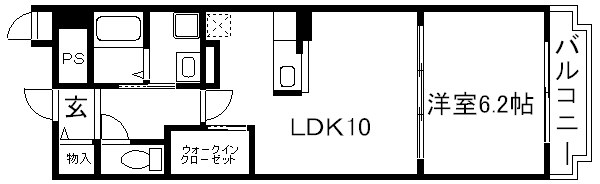 アビタシオン　オンズアンの間取り