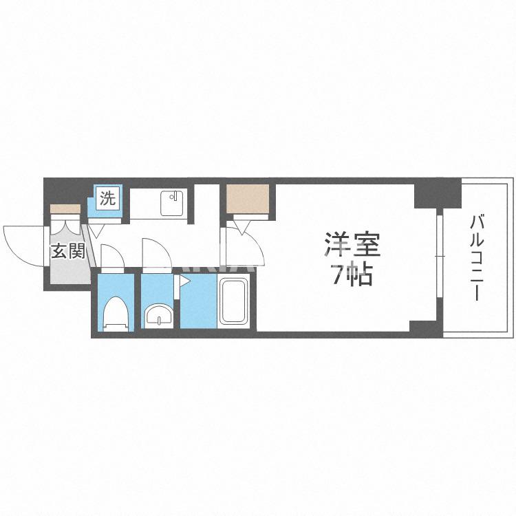 S-RESIDENCE都島の間取り