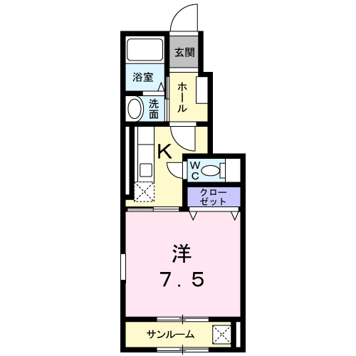 ハッピーの間取り