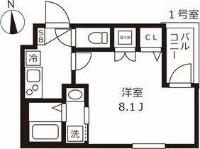 尼崎市杭瀬南新町のマンションの間取り