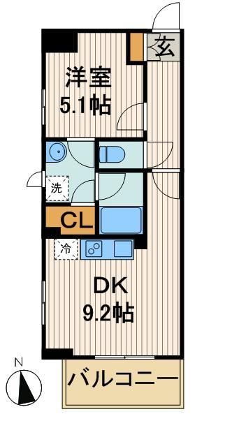 パークキューブ上野の間取り