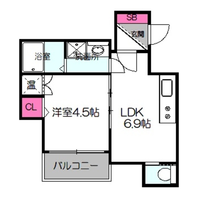 パシフィック千林の間取り