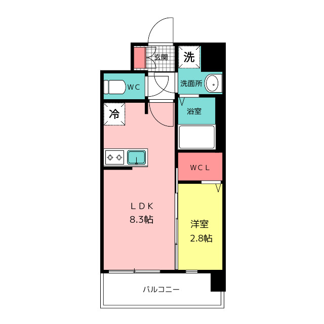 ブランシエスタ千早ＲＪＲの間取り