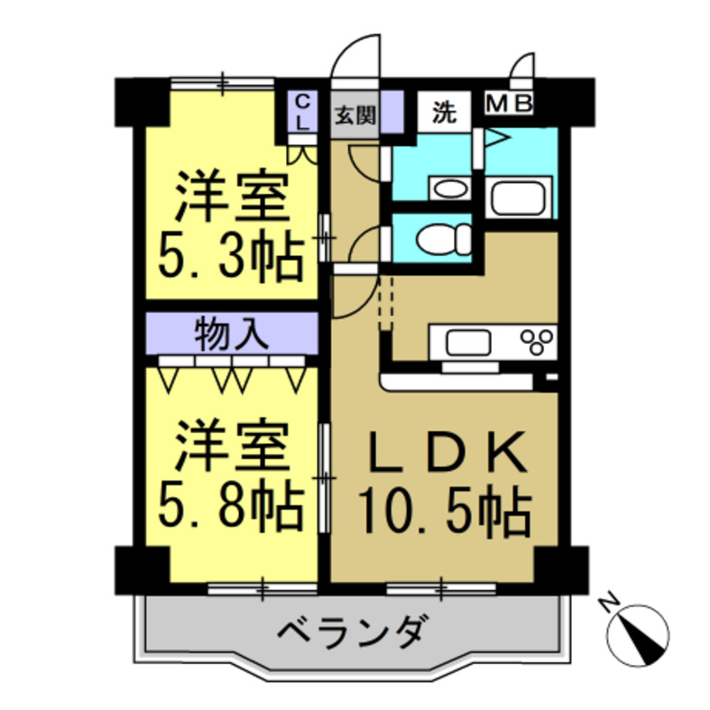 ユーライフ加家の間取り