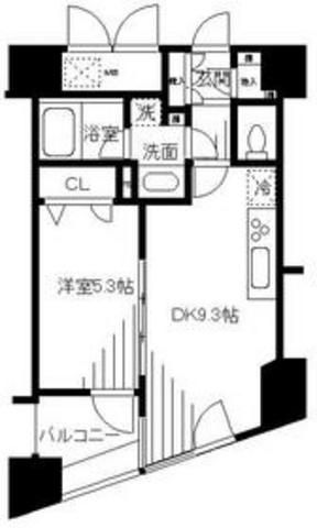 コスモリード新宿余丁町の間取り