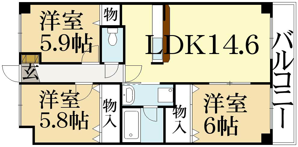 コンフォート下鴨の間取り