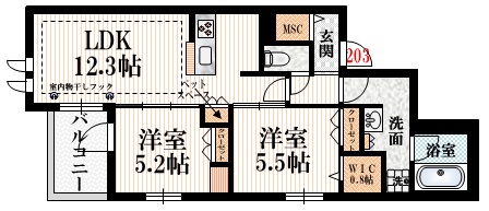 パークイーストの間取り