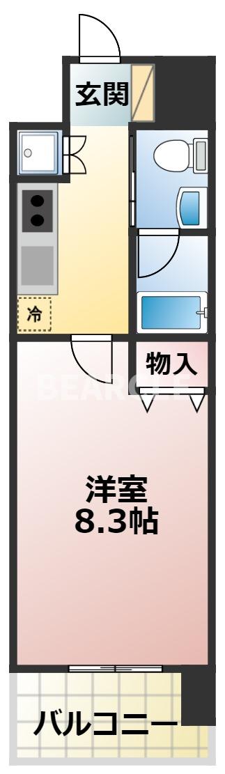 ベラジオ烏丸三条の間取り
