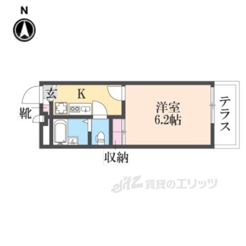 レオパレスヴィブレの間取り写真