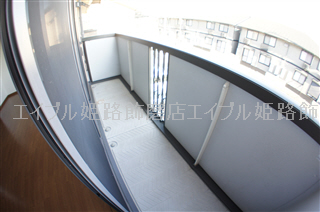 バルコニー　写真は反転のお部屋です