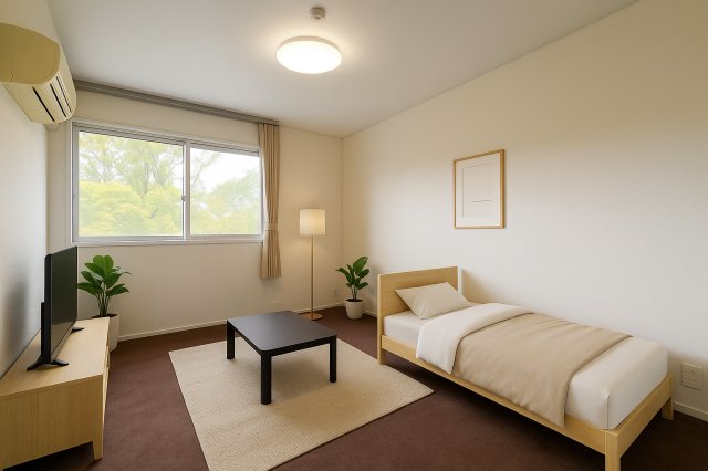 居室・リビング　家具配置イメージ画像です