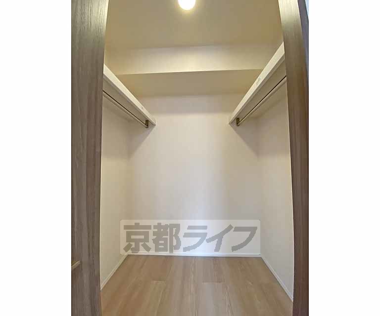 収納　ウォークインクローゼットです。