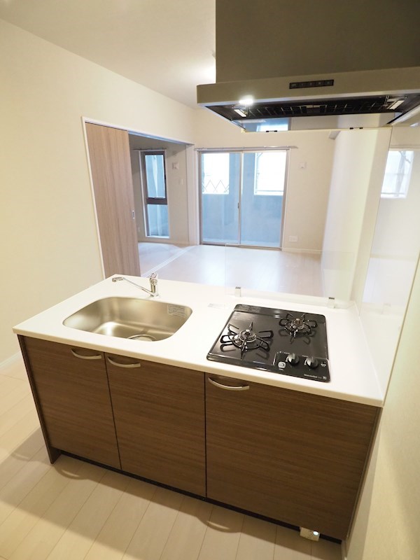 キッチン　カウンターキッチン・２口コンロです