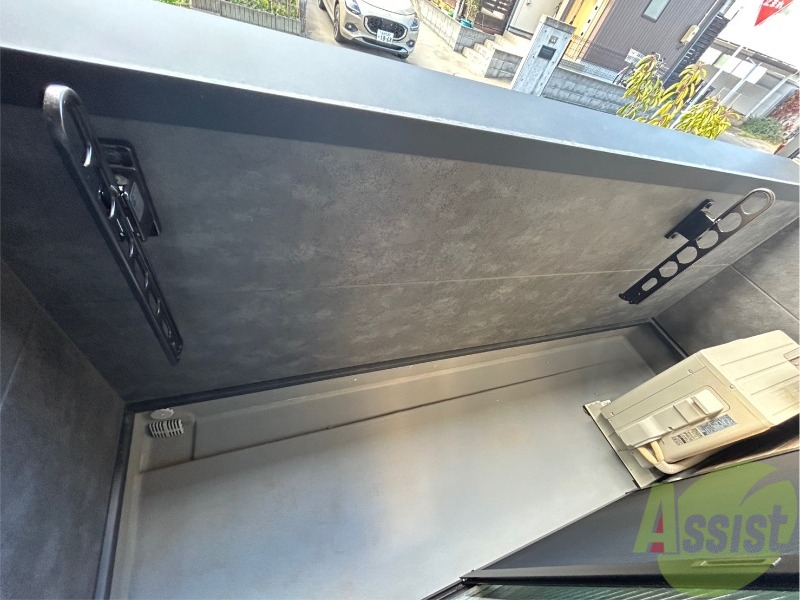 バルコニー　お洗濯物も干せるスペースのあるバルコニーです。