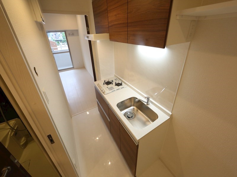 キッチン　システムキッチン（ガス2口コンロ付）