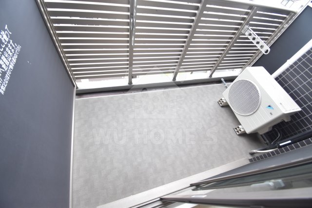 バルコニー　広々としたバルコニーです