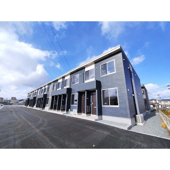 建物外観　２０２６．１月完成の新築ペット可アパートです♪