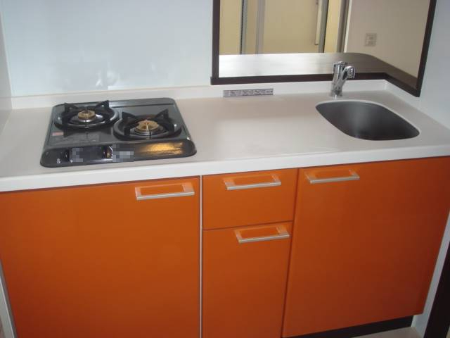 キッチン　２口ガスコンロ付キッチン