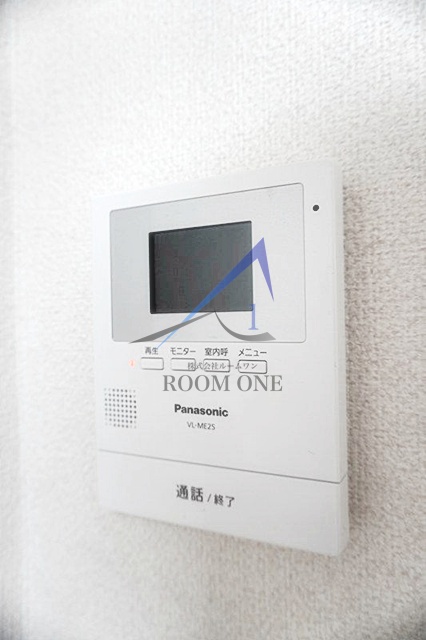 セキュリティ　モニター付インターホンです。