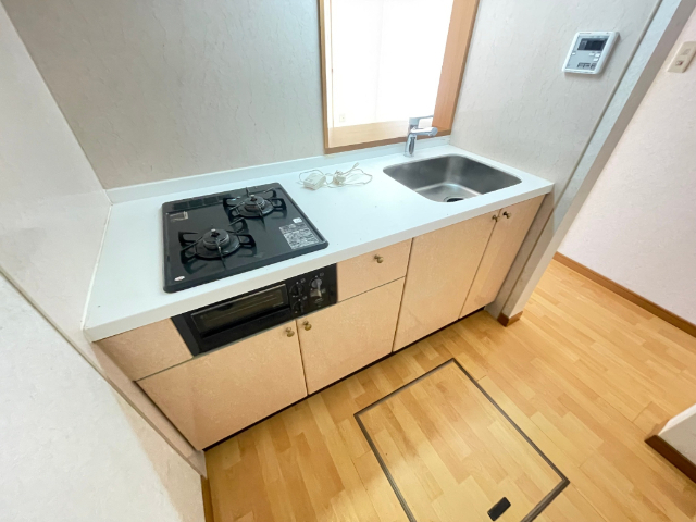 キッチン　２口コンロです