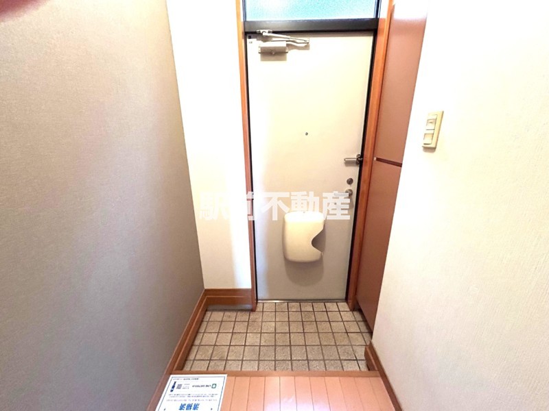 玄関　靴箱ありますよ音符