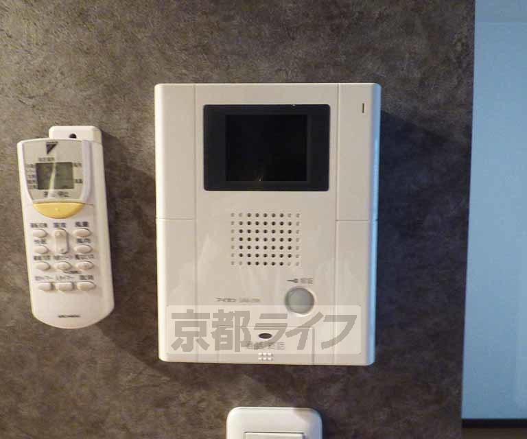 セキュリティ　来客時も安心です。