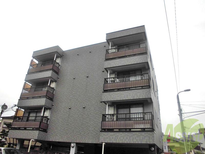 建物外観　吹田市山田東（アールマンション）