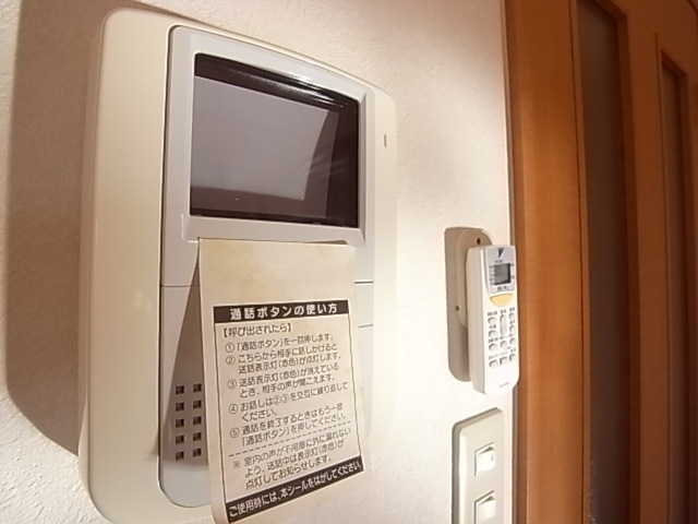 セキュリティ　ＴＶインターフォンで訪問者確認できます。