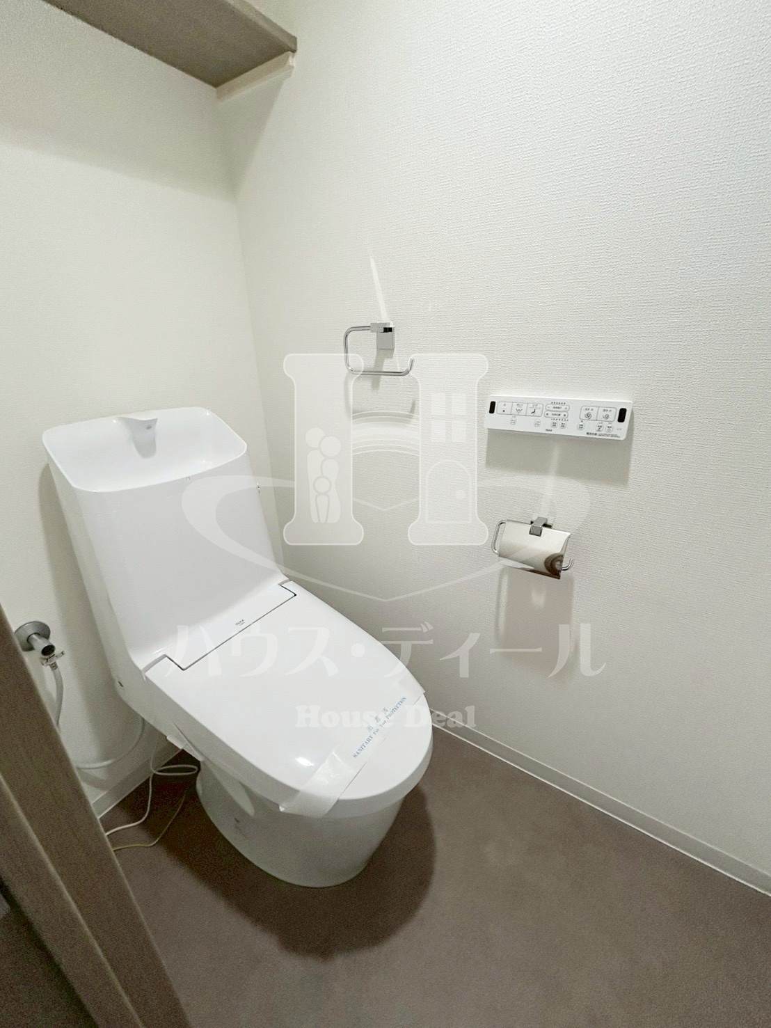 トイレ　ゆったりとした空間のトイレです