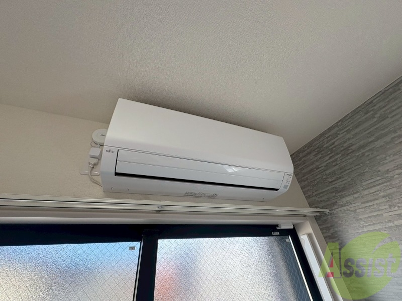 その他設備　エアコンが付いており、冷却暖房があるのは嬉しいですね。