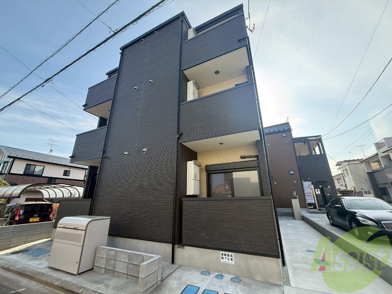 建物外観　仙台市宮城野区新田１丁目「ハーモニーテラス宮城野」