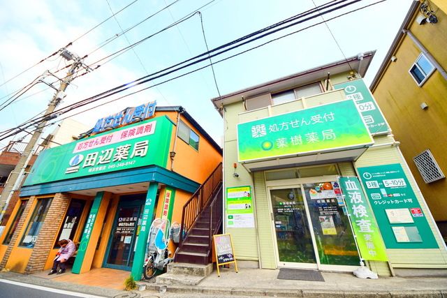 ドラックストア　田辺薬局　薬樹薬局（ドラッグストア）まで230m