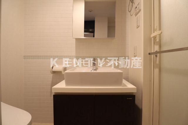 洗面設備　使いやすい洗面所です