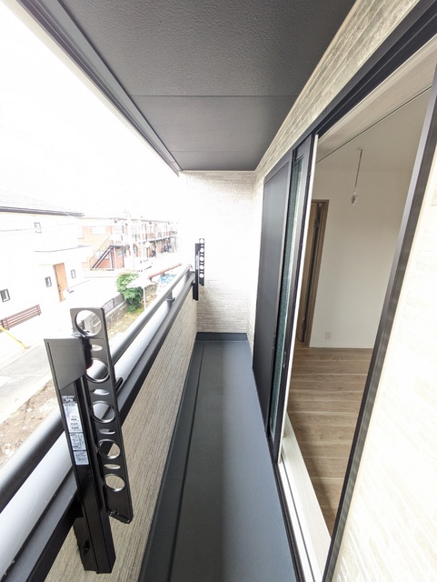 バルコニー　南向きのバルコニー