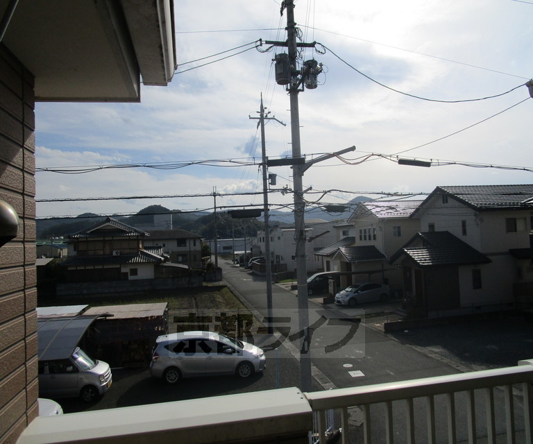 眺望　高い建物のないエリアになります。