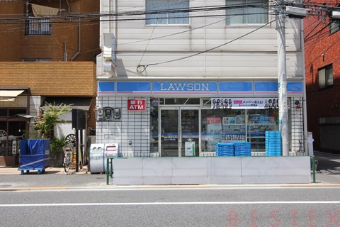 コンビニ　ローソン千駄木不忍通店（コンビニ）まで89m