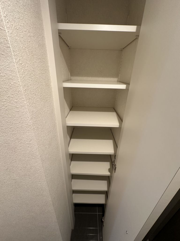 収納　十分な収納スペースがあります
