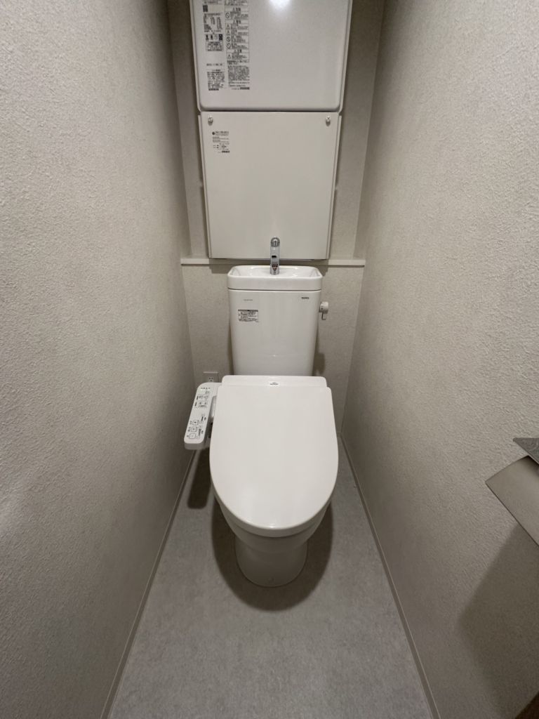 トイレ　ゆったりとした空間のトイレです