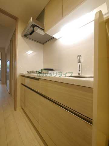 キッチン　MODIER ICHIGAYA(別部屋の写真となっており)