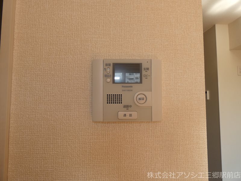 セキュリティ　モニター付きインターホン